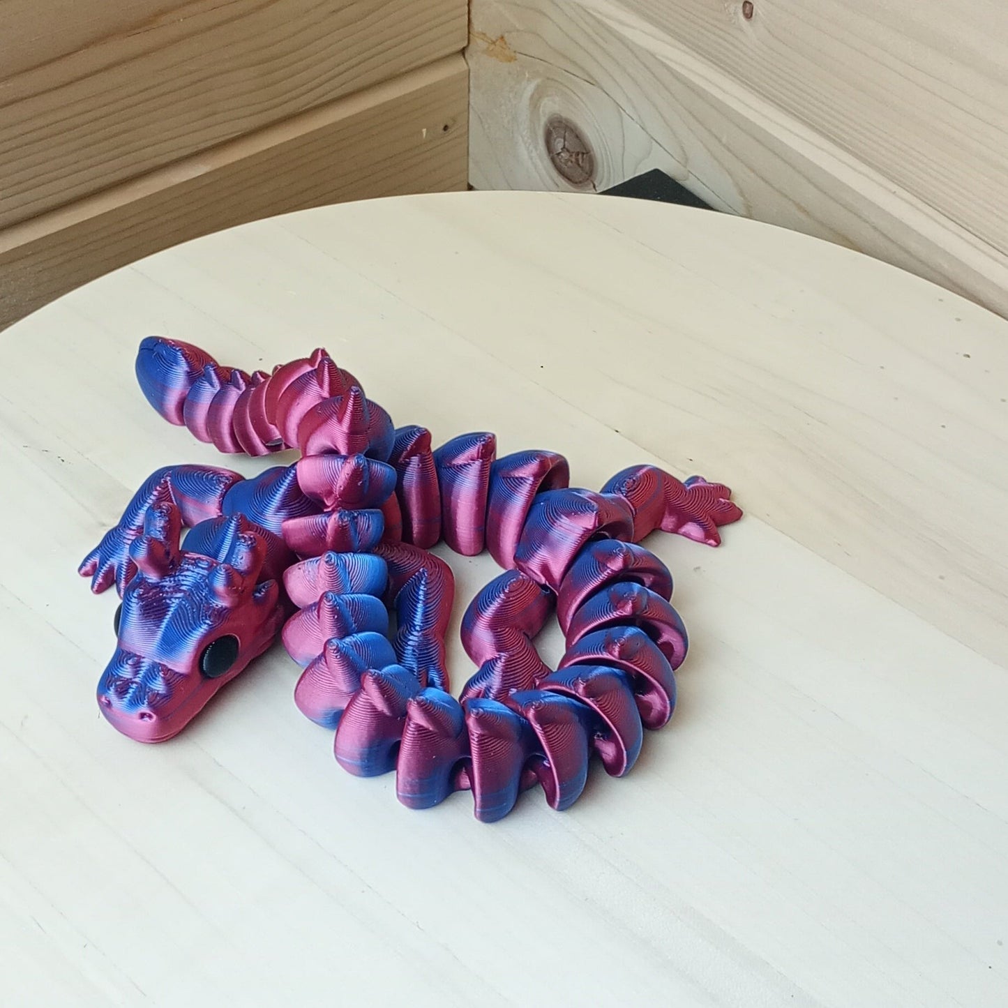 Red Blue Articulated Dragon