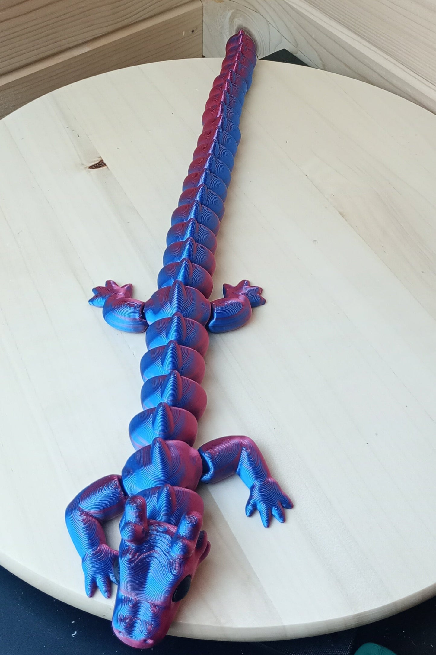 Red Blue Articulated Dragon