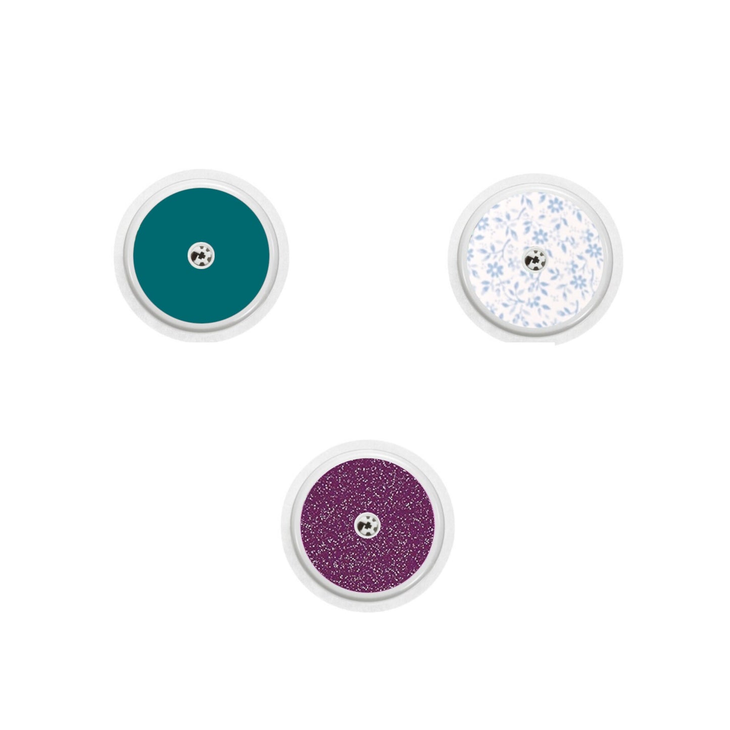 Freestyle Libre Sensor Stickers Set of 6 Waterproof Vinyl 3 Colour Options